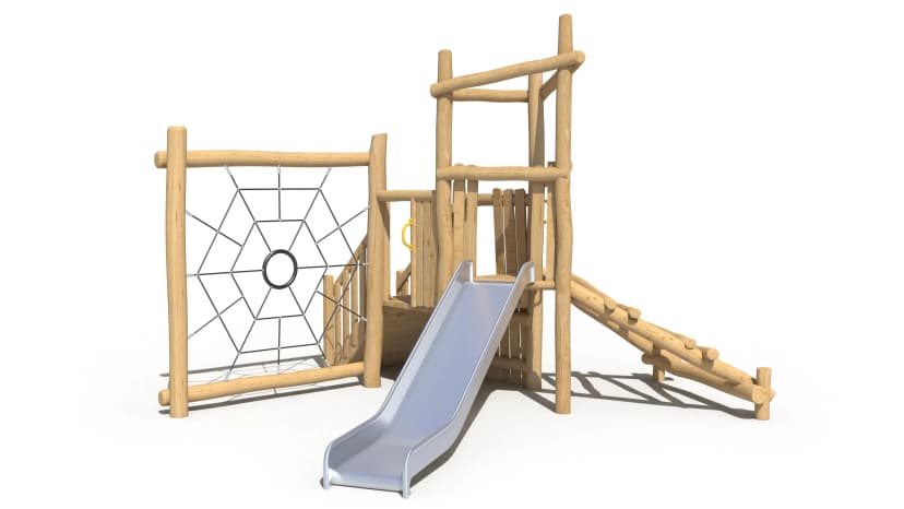 Cubby Climber with Spider Net