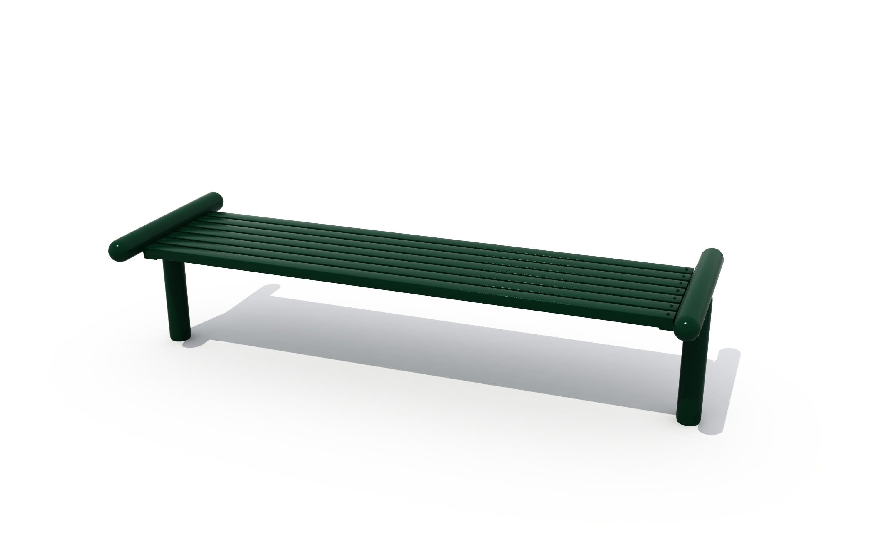 Boulevard Bench with Backrest — Outdoor Furniture