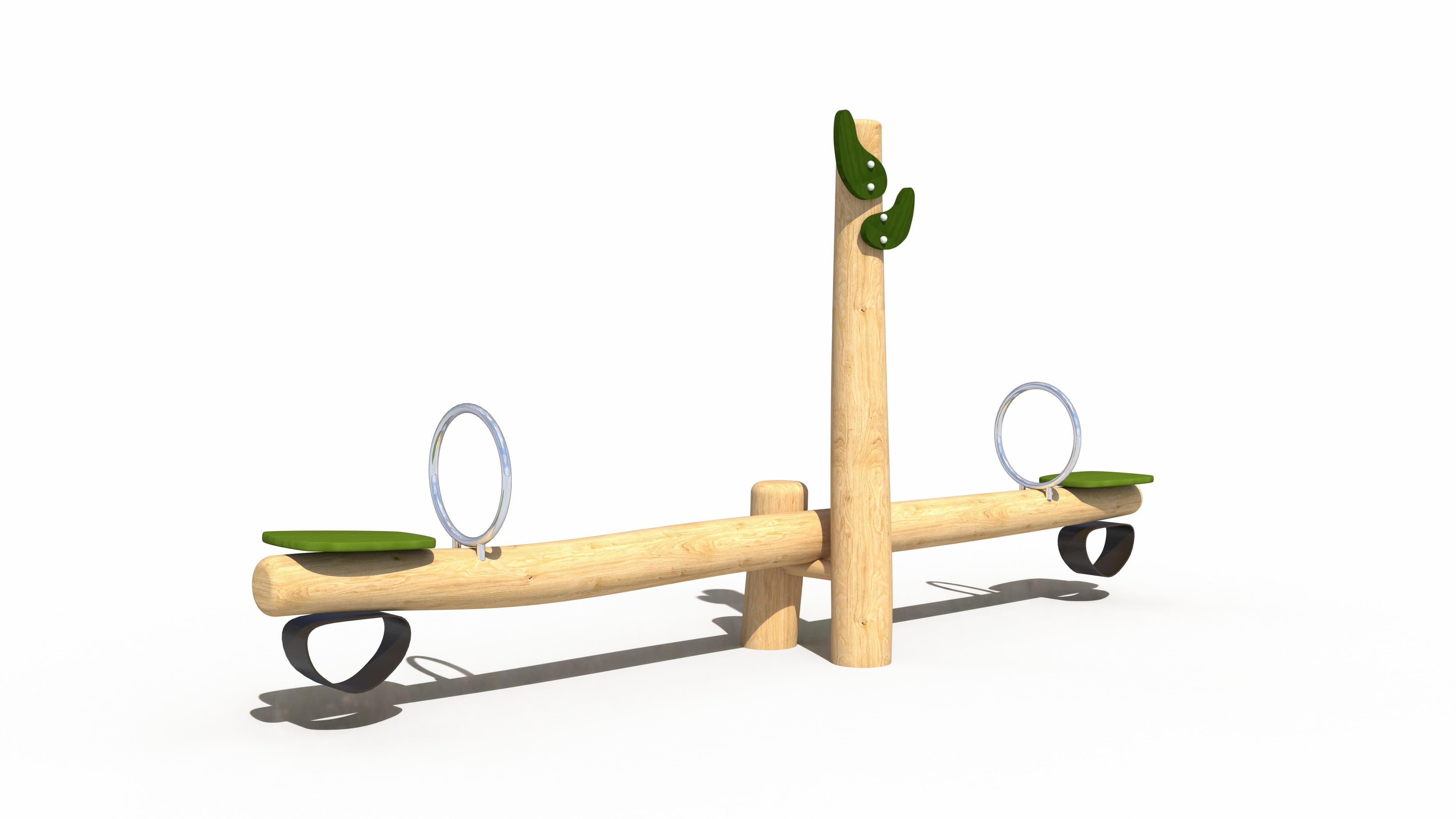 Log Seesaw — Freestanding Playground Equipment