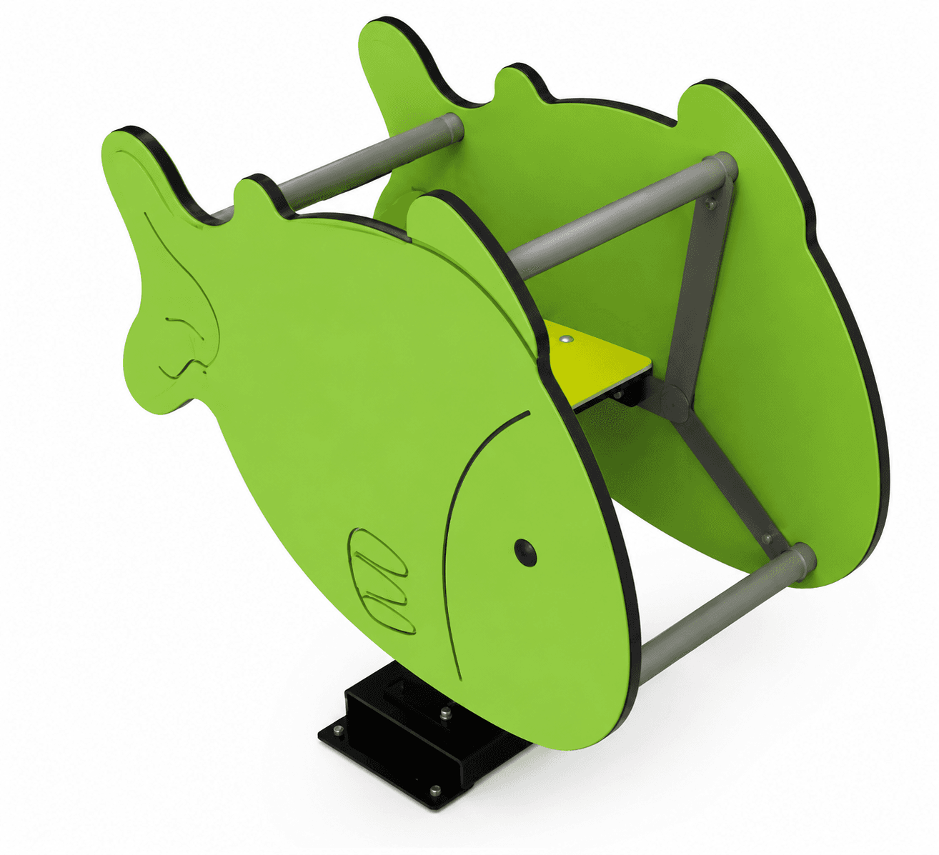 Fish Springer (Green) — In Stock