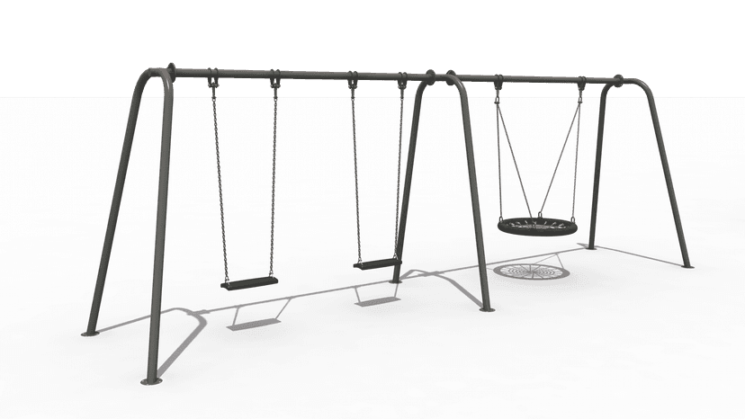 Triple Swingset