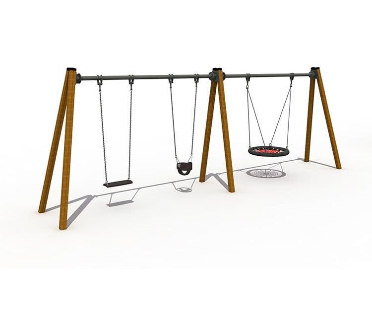 All-Ages Swingset — Freestanding Playground Equipment