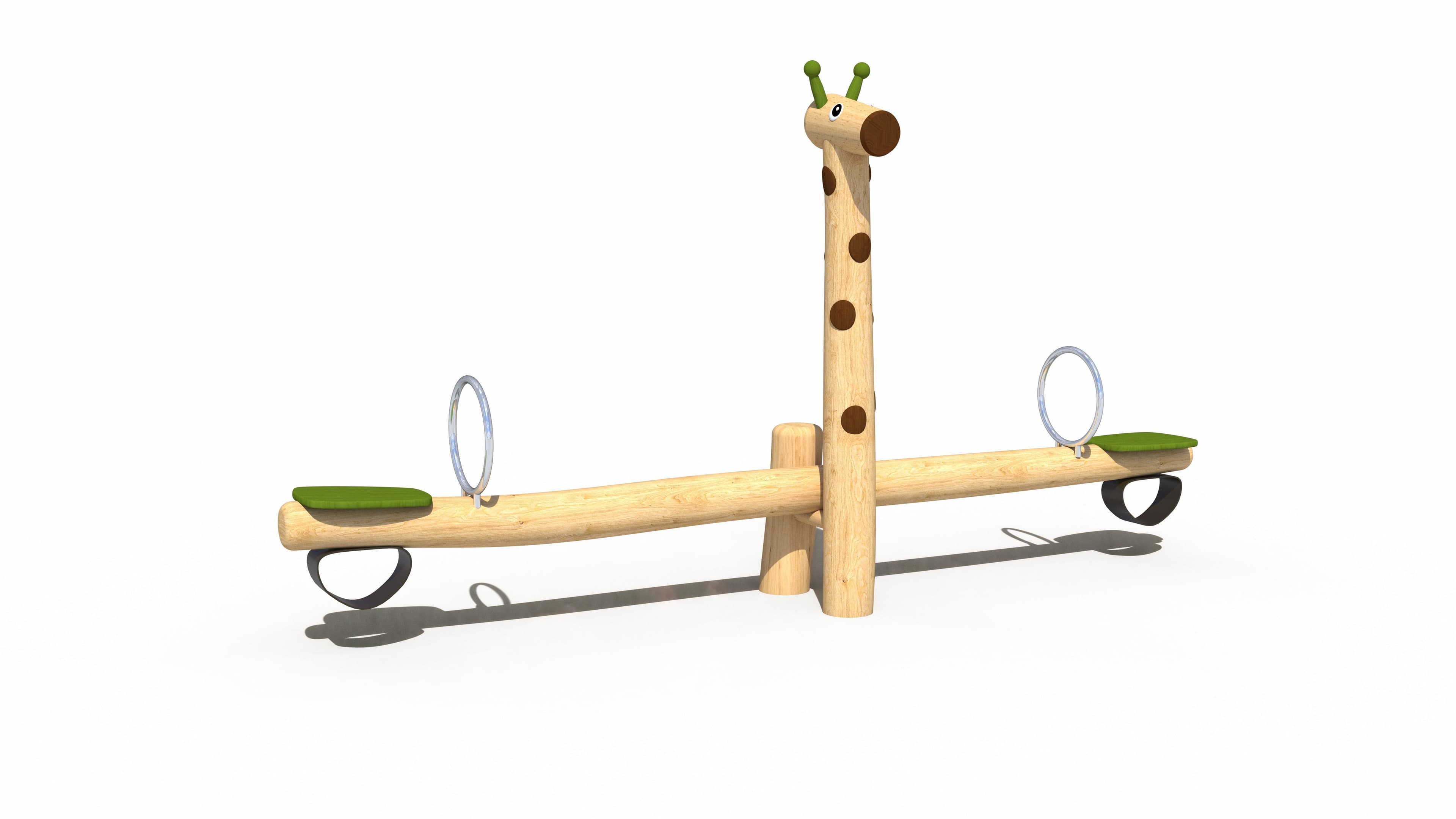 Giraffe Seesaw — Freestanding Playground Equipment