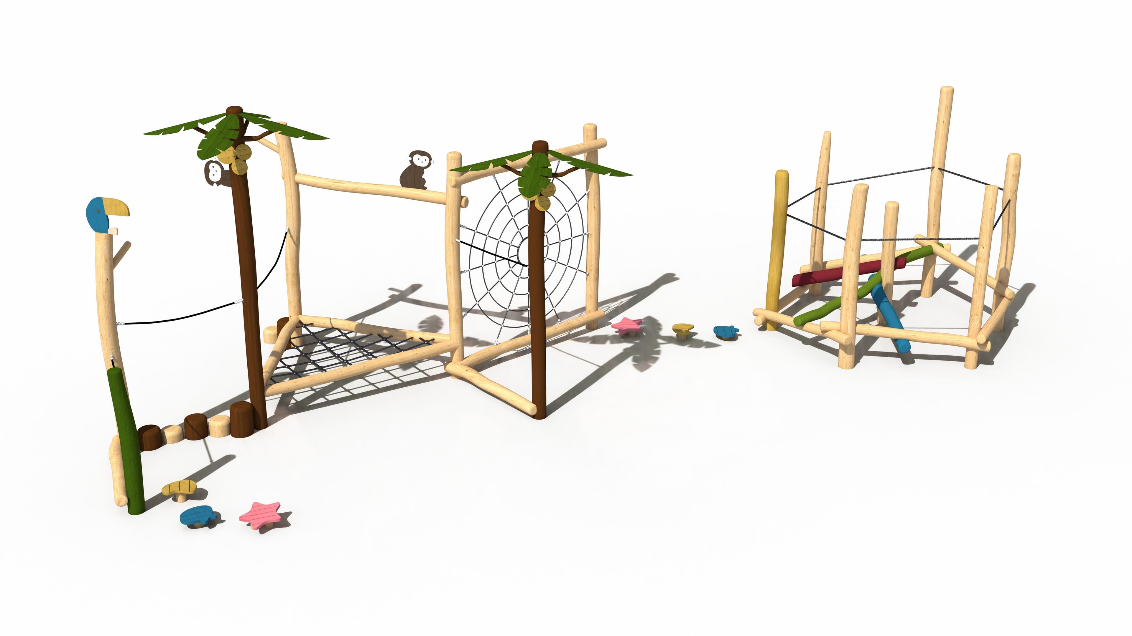 Rope Trail — Rope Net Playground