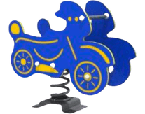 Motorbike Springer (Blue) — In Stock