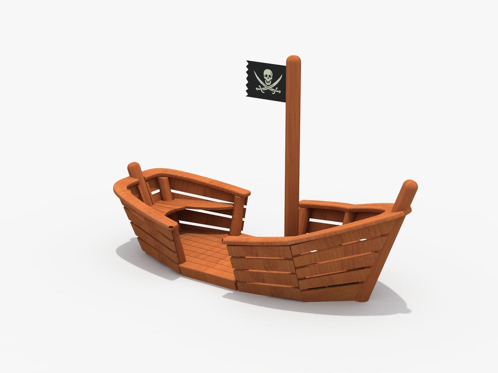 Timber Play Boat — Nature Playgrounds