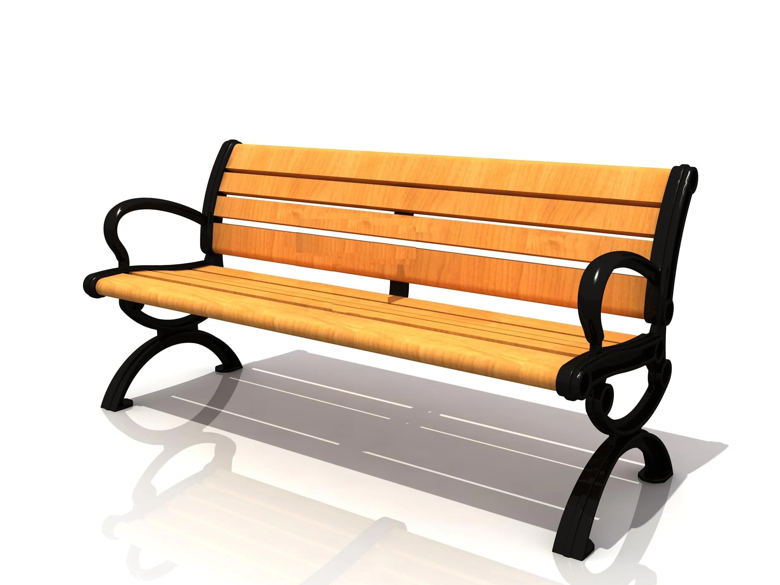 Heritage Bench with Backrest