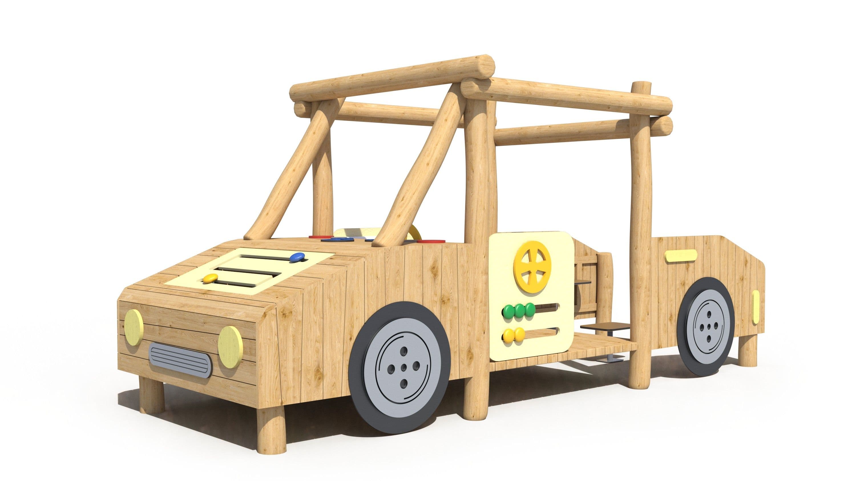 Timber Car Playhouse
