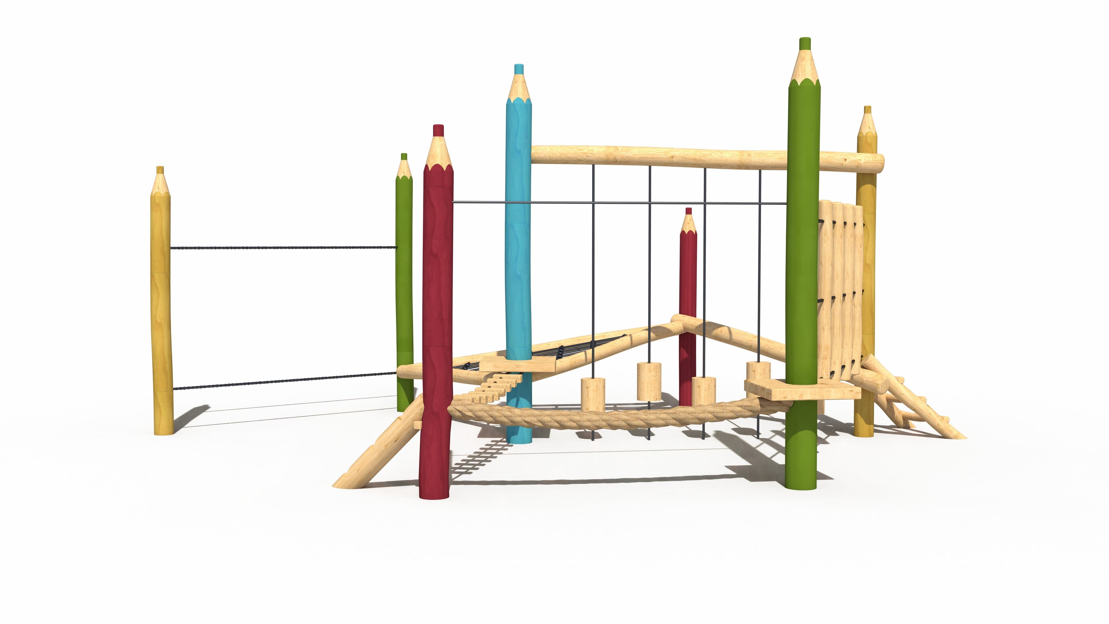 Pencil Climber — Rope Net Playground