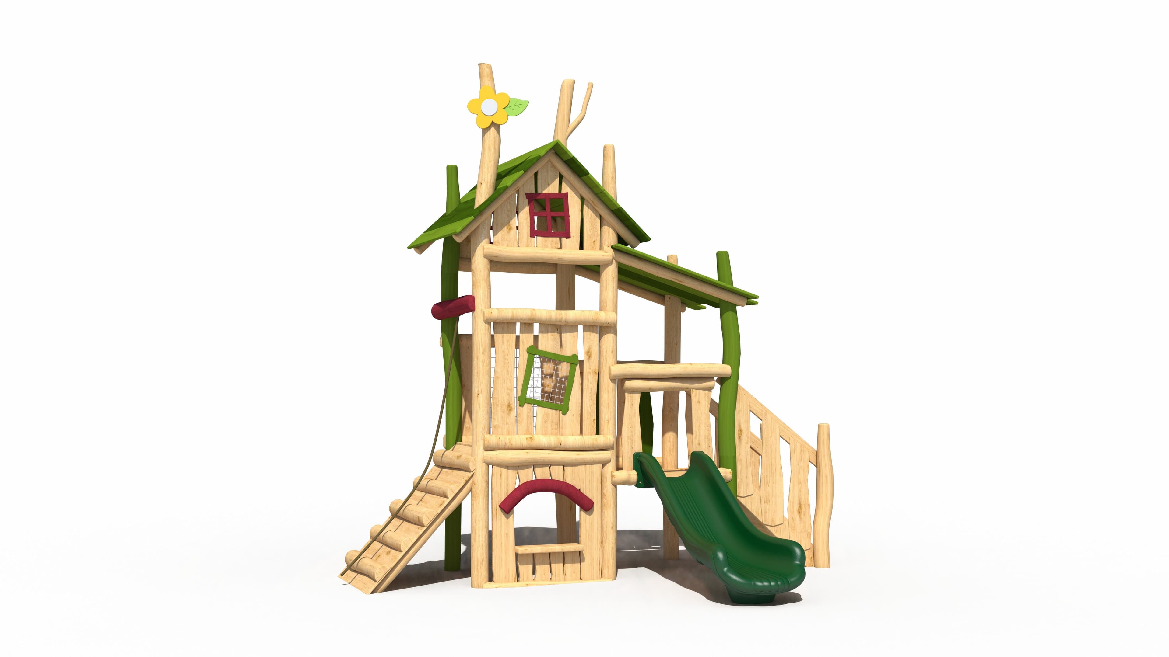 Log Cabin Treehouse — Play Systems