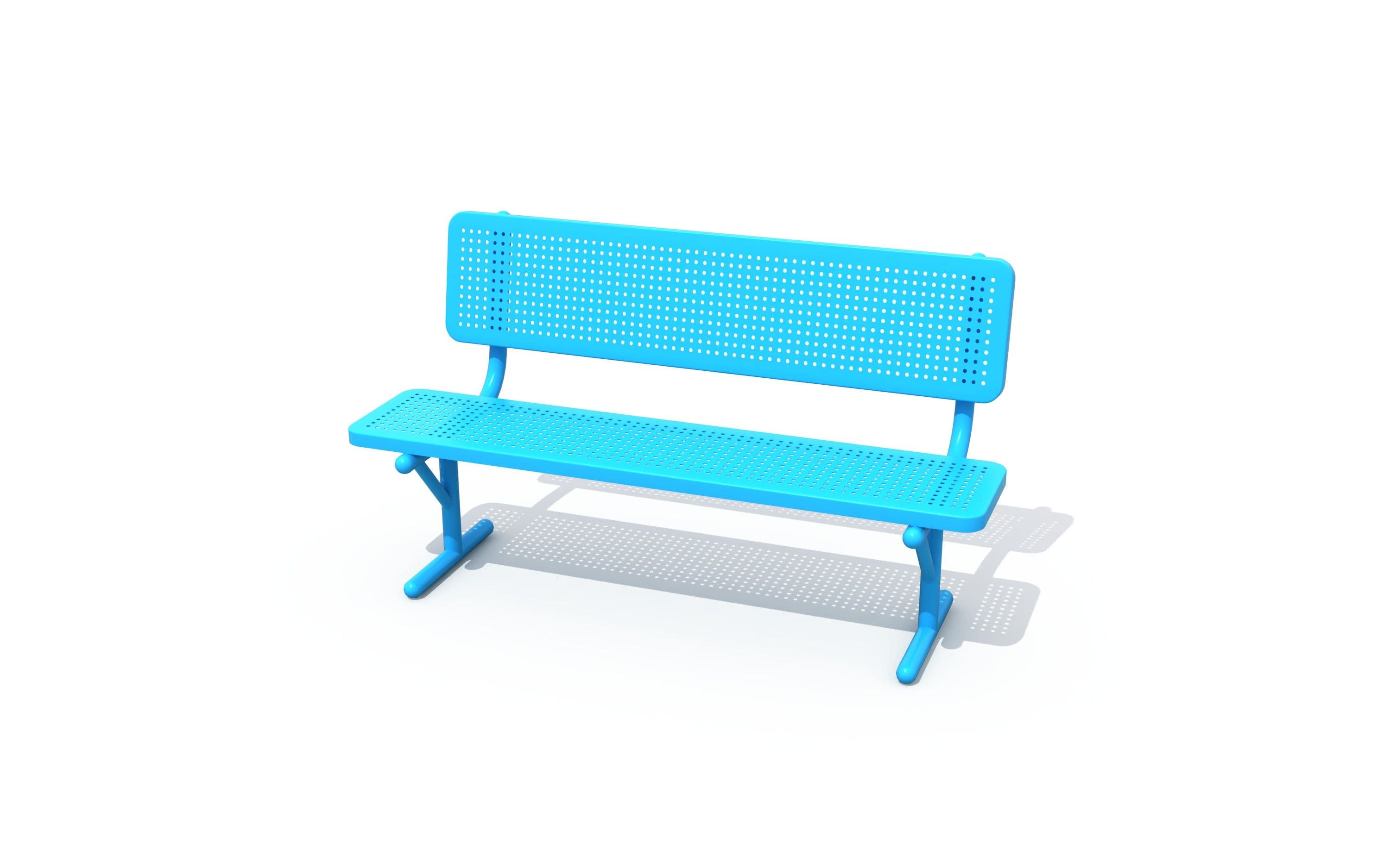 Esplanade Bench with Backrest — Outdoor Furniture