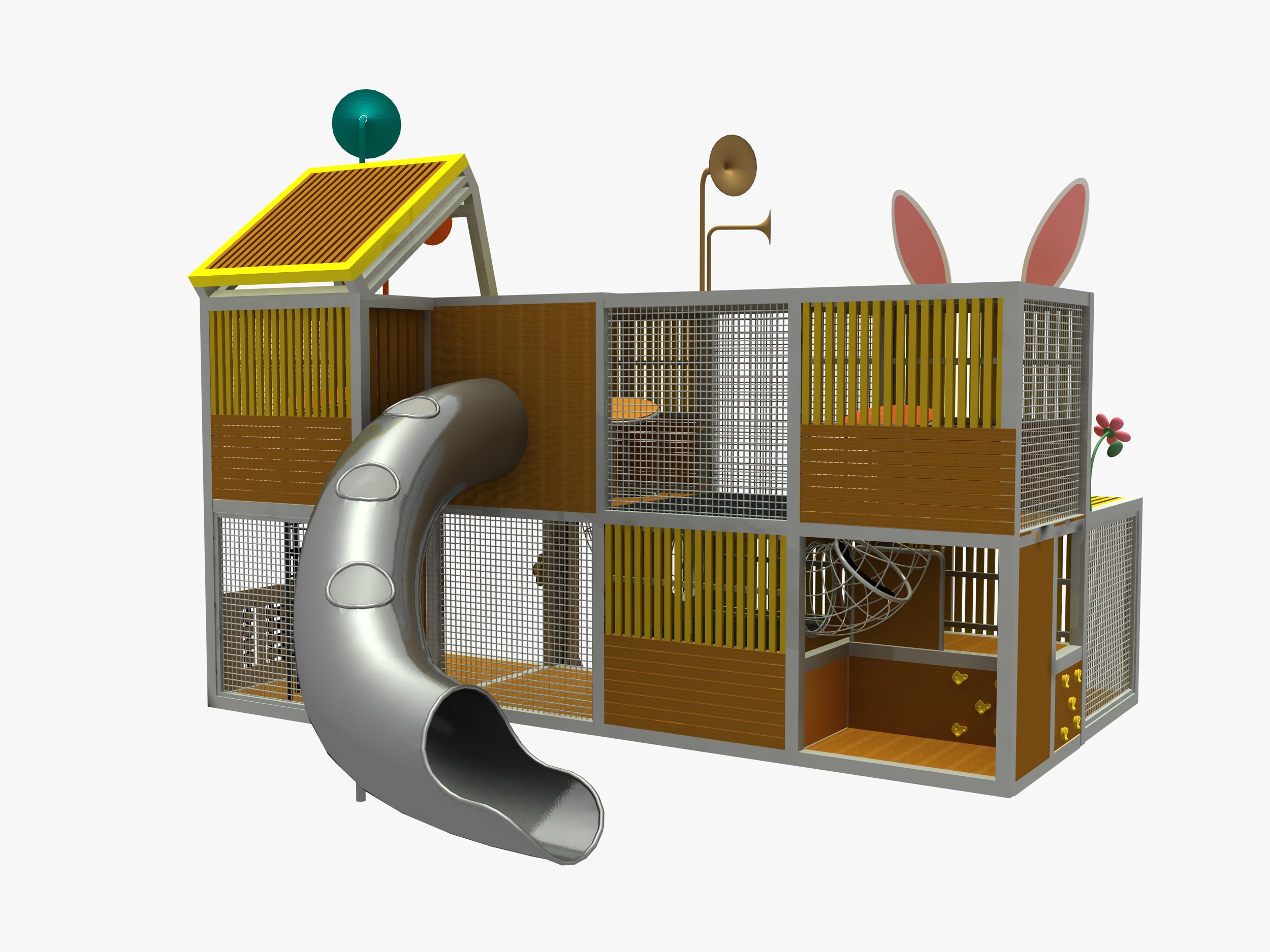 Hoppy Hideaway – commercial playground equipment by Kidzspace
