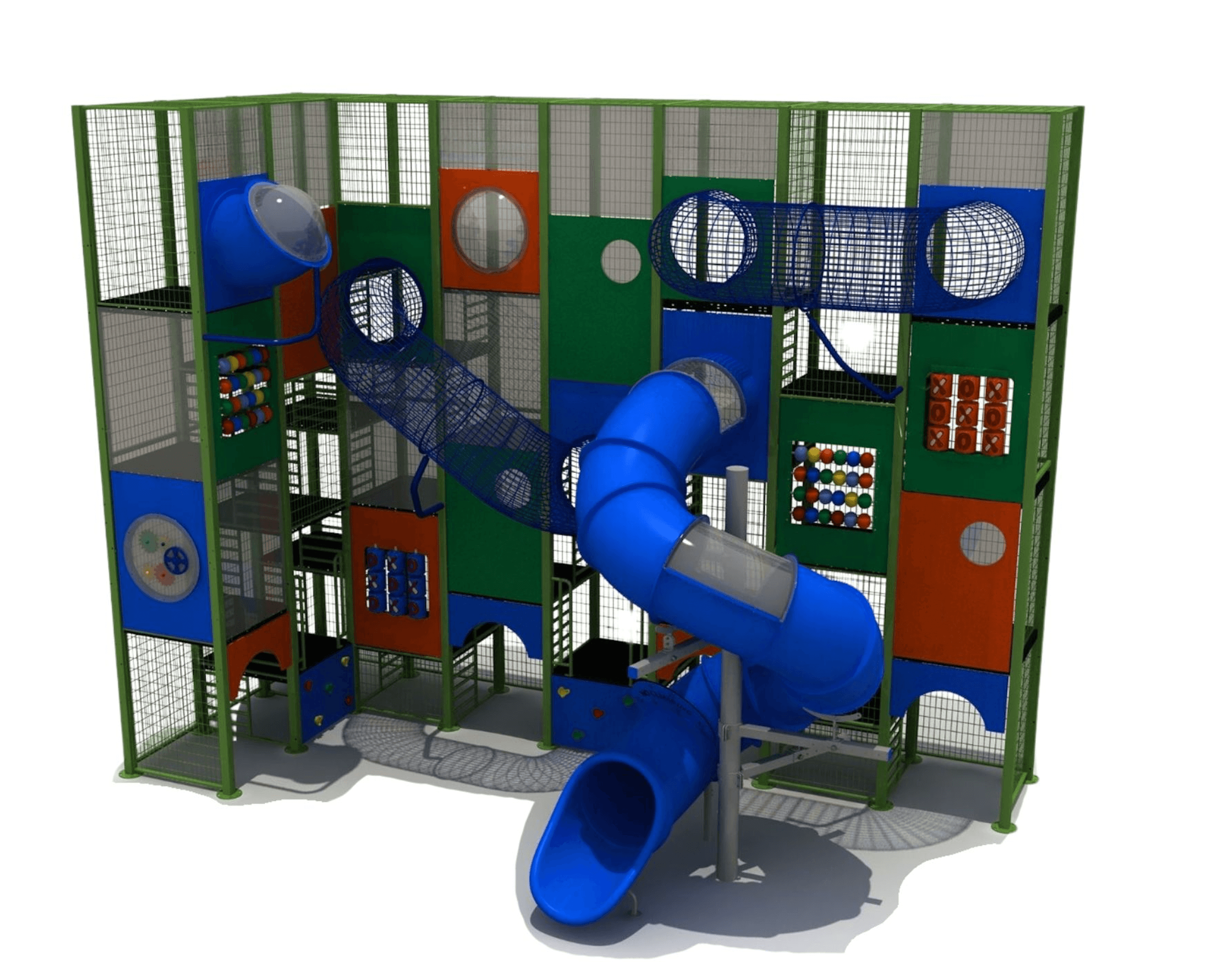 Spectrum Cage Climber – commercial playground equipment by Kidzspace
