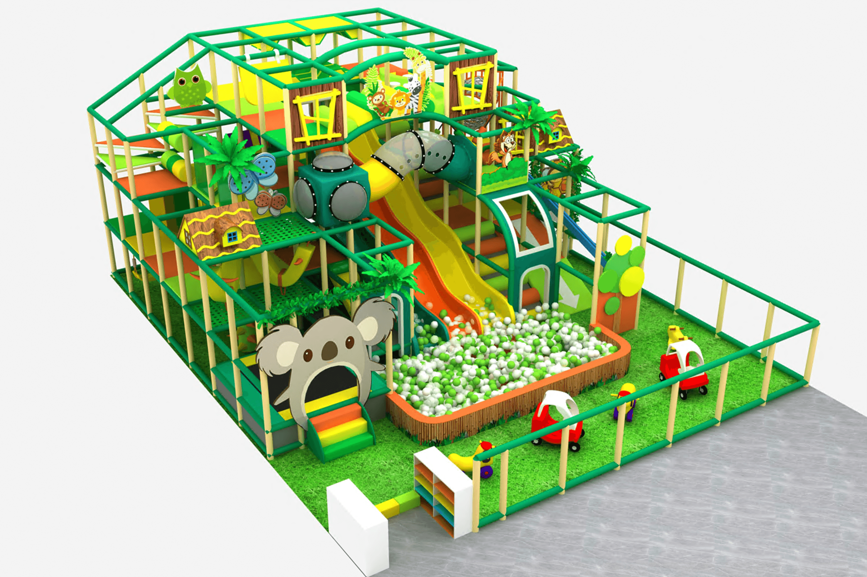 Animal Adventure – commercial playground equipment by Kidzspace
