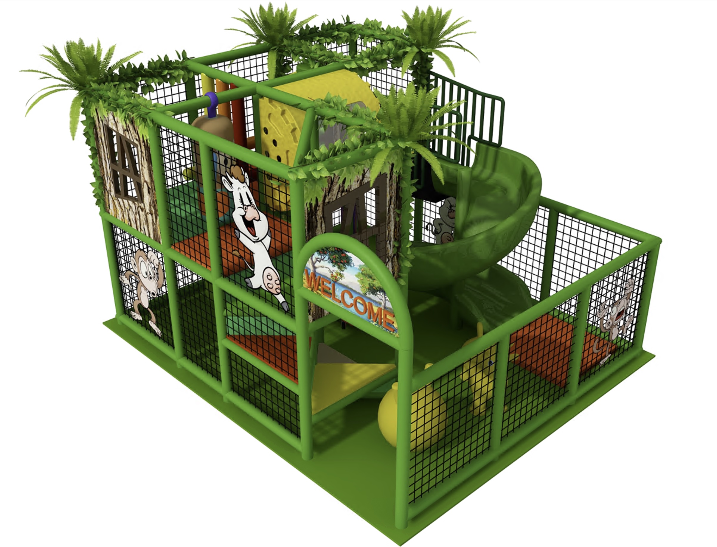 Barnyard Adventure – commercial playground equipment by Kidzspace