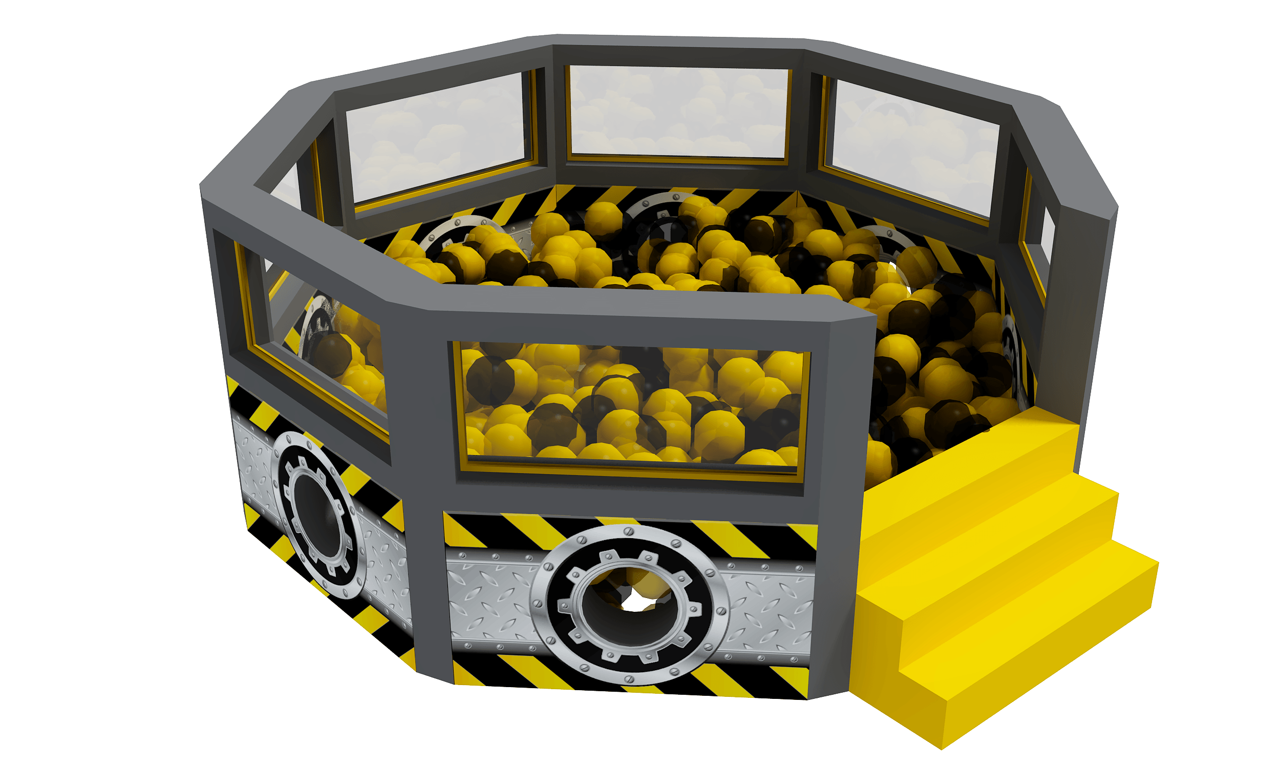 Construction Indoor Ball Pit – commercial playground equipment by Kidzspace